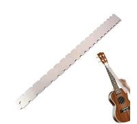 Nlrlo Guitar Notch Straight, Guitar Straight Edge Notch | 16.5" Straight Edge Gauge Maintenance Ruler - Stainless Steel Luthier Tool is a notch moogage neck ruler for electric guitar setups