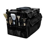 Nlrlo Picnic Storage Bag, Camping Dish Storage Bag - 30L Picnic Cutlery Organizer Bag with Side Pockets | Portable Camping Travel Picnic Garage Trunk Organizer, Single Attributes, 説明を参照してください, See