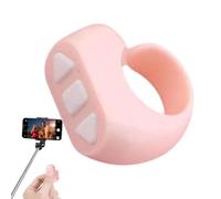 Nlrlo Scroll Ring, Scroll Ring | 3 Key Remote Scrolling Ring | Rechargeable Page Turning, Fingertip Wireless Remote Control for Tablets, Phones, Laptops