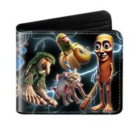 NlsqUK Italian Brainrot Wallet, Brain Rot PU Leather Bifold Wallet with Cartoon Design, Coin Pocket Gifts for Fans