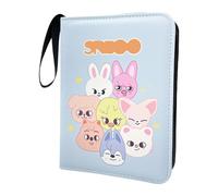 NlsqUK Kpop SKZ Photocard Binder, Cartoon Stray Photocard Binder with 400 Pockets, Stay Merch Gifts for Fans