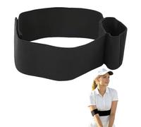 NlsqUK Slider Golf Training Aid, Golf Swing Training Aid Adjustable Arm Band, Unisex Motion Correcting Arm Band for Improving Swings Stability