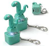 Nlsqw 2Pcs Lizard Button Keychain, Lizard Keychain Sound, Lizards Keychains with Colorful Lights & Sound, Lizards Button Portable Stress Relieve for Anxiety & Fun