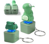 Nlsqw Lizard and Frog Button Keychain, Lizard Keychain Sound, Frog Croaking Key chain with Colorful Lights & Sound, Froggy Button Portable Stress Relieve for Anxiety & Fun
