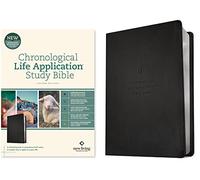 NLT Chronological Life Application Study Bible, Second Edition (Leatherlike, Ebony Leaf): New Living Translation, Chronological Life Application ... Full-Color, Cultural Background