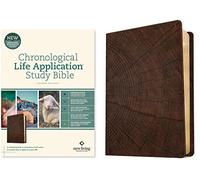 NLT Chronological Life Application Study Bible, Second Edition (Leatherlike, Heritage Oak Brown): New Living Translation, Chronological Life ... Full-Color, Cultural Background