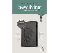 NLT Compact Zipper Bible, Filament Enabled Edition, Charcoal: New Living Translation, Filament Enabled Edition, Charcoal Patch, Leatherlike, With Zipper, Red Letter