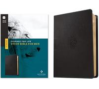 NLT Courage for Life Study Bible for Men, Filament-Enabled Edition (Leatherlike, Onyx Lion): New Living Translation, Onyx Lion, Leatherlike, Illuminated with the Filament Bible App