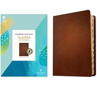 NLT Courage for Life Study Bible for Women, Filament-Enabled Edition (Genuine Leather, Brown, Indexed): New Living Translation, Brown, Filament