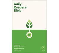 NLT Daily Reader's Bible (Red Letter, Hardcover): New Living Translation