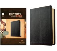 NLT Every Man s Bible, Filament Enabled (LeatherLike, Crossmark Black, Red Letter)