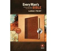 NLT Every Man's Bible, Large Print, Brown/Tan, Indexed: New Living Translation, Brown and Tan