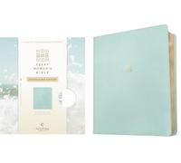 NLT Every Woman's Bible, Journaling Edition, Filament Enabled (LeatherLike, Seafoam Blue, Red Letter)