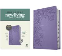NLT Giant Print Bible, Filament Enabled (LeatherLike, Lavender Floral, Indexed, Red Letter)