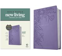 NLT Giant Print Bible, Filament Enabled (LeatherLike, Lavender Floral, Red Letter)