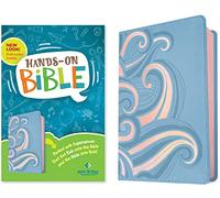 NLT Hands-On Bible, Third Edition (Leatherlike, Periwinkle Pink Waves): Nlt Hands-on Bible - Leatherlike, Periwinkle Pink Waves: New Living Translation, Periwinkle Pink Waves, Leatherlike