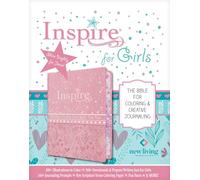 Nlt Inspire Bible For Girls Leatherlike Pink by Carolyn Larsen Paperback Book