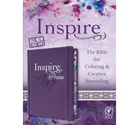 NLT Inspire PRAISE Bible, Purple: New Living Translation, Coloring & Creative Journaling