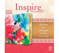 NLT Inspire PRAYER Bible, LeatherLike, Joyful Colors: The Bible for Coloring & Creative Journaling