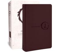 NLT Jesus-Centered Bible, Brown Leatherette cover