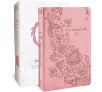 NLT Jesus-Centered Bible, Pink Leatherette cover