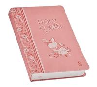 NLT Keepsake Holy Bible for Baby Girls Baptism Easter, New Living Translation, Pink