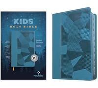 NLT Kids Bible, Thinline Reference Edition (Leatherlike): New Living Translation, Camo Blue, Thinline Reference Edition, Kids Bible, Indexed, Red Letter