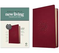 NLT Large Print Thinline Reference Bible, Filament Edition: New Living Translation, Aurora Cranberry Leatherlike, Filament Enabled, Thinline Reference