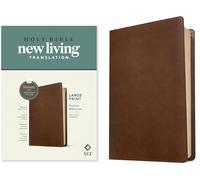 NLT Large Print Thinline Reference Bible, Filament Enabled E: New Living Translation, Rustic Brown, Thinline Reference, Leatherlike, Filament Enabled