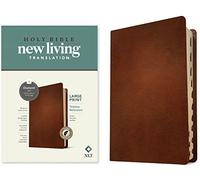 NLT Large Print Thinline Reference Bible, Filament Enabled Edition (Red Letter, Genuine Leather, Brown, Indexed): New Living Translation, Brown, ... Bible, Filament Enabled Edition, Red Letter