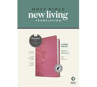 NLT Large Print Thinline Reference Bible, Filament Enabled Edition (Red Letter, Leatherlike, Peony Pink, Indexed): New Living Translation, Peony Pink, Leatherlike, Thinline Reference, Filament