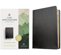 NLT Life Application Study Bible, Third Edition, Black by Tyndale Leather Book