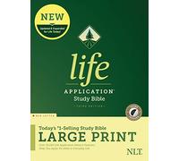 NLT Life Application Study Bible, Third Edition, Large Print: New Living Translation, Life Application Study Bible, Red Letter
