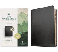 NLT Life Application Study Bible, Third Edition, Personal Size (Bonded Leather, Black, Indexed, Red Letter): New Living Translation, Black, Bonded ... Study, Personal Size, Indexed, Red Letter