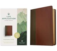 NLT Life Application Study Bible, Third Edition, Personal Size (LeatherLike, Brown/Mahogany, Red Letter): New Living Translation, Brown/Mahogany, ... Study Bible, Personal Size, Red Letter