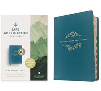 NLT Life Application Study Bible, Third Edition, Personal Size (LeatherLike, Teal Blue, Indexed, Red Letter): New Living Translation, Teal Blue, ... Study, Personal Size, Indexed, Red Letter