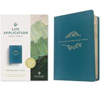 NLT Life Application Study Bible, Third Edition, Personal Size (LeatherLike, Teal Blue, Red Letter): New Living Translation, Teal Blue, Leatherlike, ... Study Bible, Personal Size, Red Letter