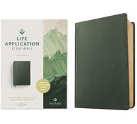 NLT Life Application Study Bible, Third Edition (Red Letter, Genuine Leather, Olive Green): Nlt Life Application Study Bible - Red Letter, Genuine Leather, Olive Green