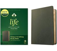 NLT Life Application Study Bible, Third Edition (Red Letter, Genuine Leather, Olive Green): Nlt Life Application Study Bible - Red Letter, Genuine Leather, Olive Green
