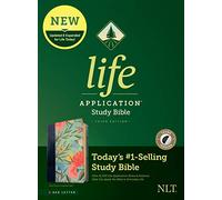 NLT Life Application Study Bible, Third Edition (Red Letter, Leatherlike, Teal Floral, Indexed): New Living Translation, Teal Floral, Leatherlike, Red Letter