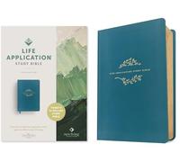NLT Life Application Study Bible, Third Edition, Teal: New Living Translation, Teal Blue, Leatherlike, Red Letter