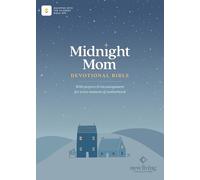 NLT Midnight Mom Devotional Bible (Hardcover, Red Letter, Filament Enabled)