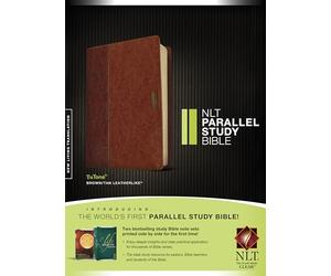 NLT NLT Parallel Study Bible TuTone Brown Tan Lthlike - Imitation Leather NEW (A
