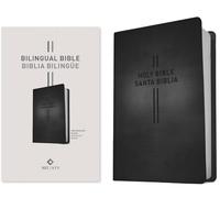 NLT/NTV Bilingual Bible / Biblia bilingüe: New Living Translation, Black, Leatherlike / Nueva Traduccion Viviente, Negro, Sentipiel