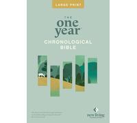 NLT One Year Chronological Bible Slimline Large Print (New Living Translation): Premium Slimline, Large Print