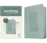NLT Personal Size Giant Print Bible, Filament Edition, Teal: NLT, Floral Frame Teal, Leatherlike, Filament Enabled Edition Red Letter, Personal Size Giant Print Bible