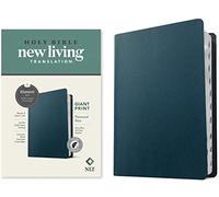 NLT Personal Size Giant Print Bible, Filament Enabled Edition (Red Letter, Genuine Leather, Navy Blue, Indexed): New Living Translation, Navy Blue, ... Size, Filament Enabled Edition, Red Letter