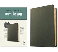 NLT Personal Size Giant Print Bible, Filament Enabled Edition (Red Letter, Genuine Leather, Olive Green): New Living Translation, Olive Green, Genuine ... Personal Size, Filament Enabled: Red Letter