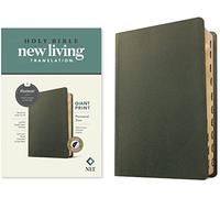 NLT Personal Size Giant Print Bible, Filament Enabled Edition (Red Letter, Genuine Leather, Olive Green, Indexed): New Living Translation, Olive ... ... Size, Filament Enabled Edition, Red Letter