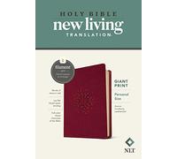 NLT Personal Size Giant Print Bible, Filament Enabled Edition (Red Letter, Leatherlike, Aurora Cranberry): New Living Translation, Aurora Cranberry, ... Personal Size, Filament Enabled Edition